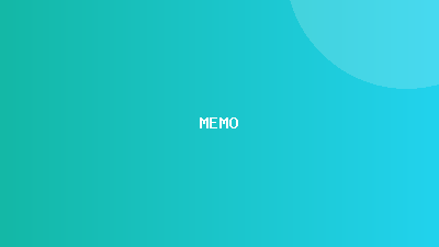 Memo — 슬라이드형 컬러 메모장 — 빠른 메모를 위한 도구